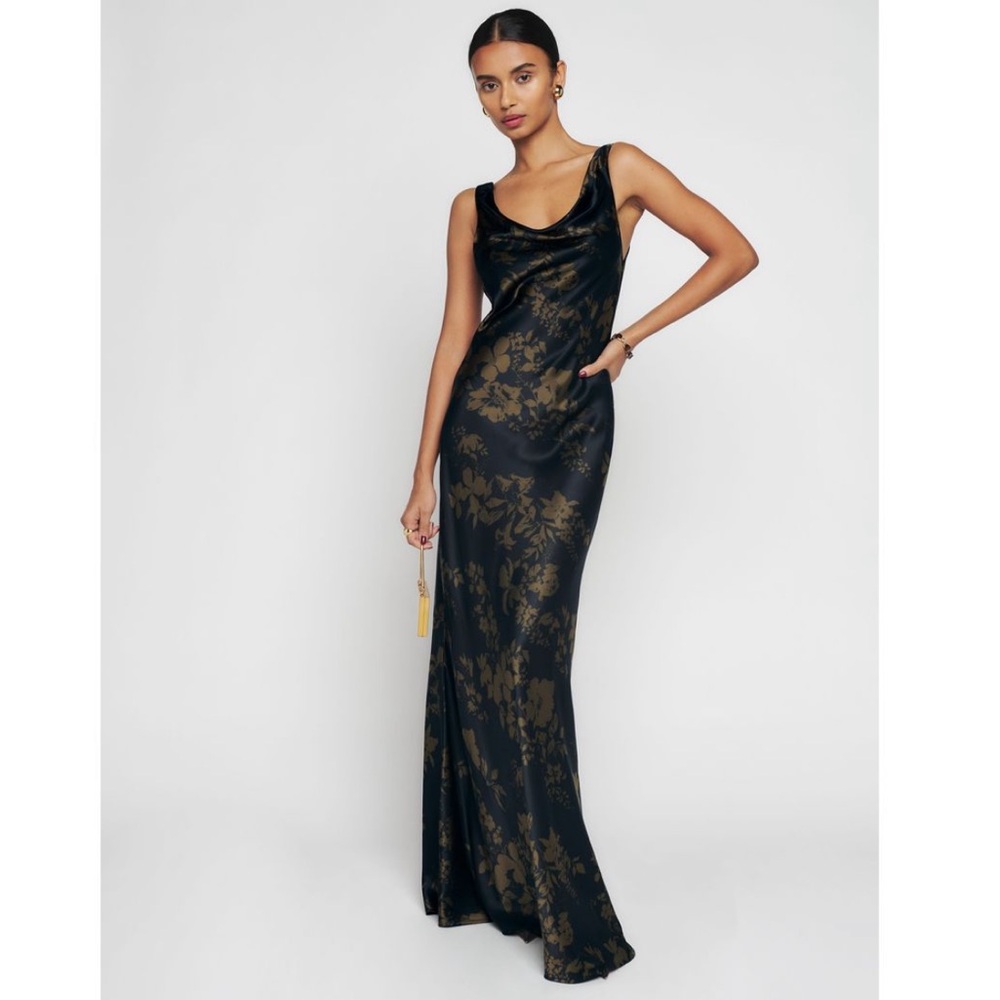 Reformation Annabelle Silk Dress